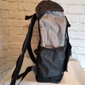 Victoria\'s Secret PINK Sport Marled Grey Backpack Bag New VICTORIA SECRET PINK ROSE CAMPUS GRAY MARLED TRAVEL CARRY ON  main image 4